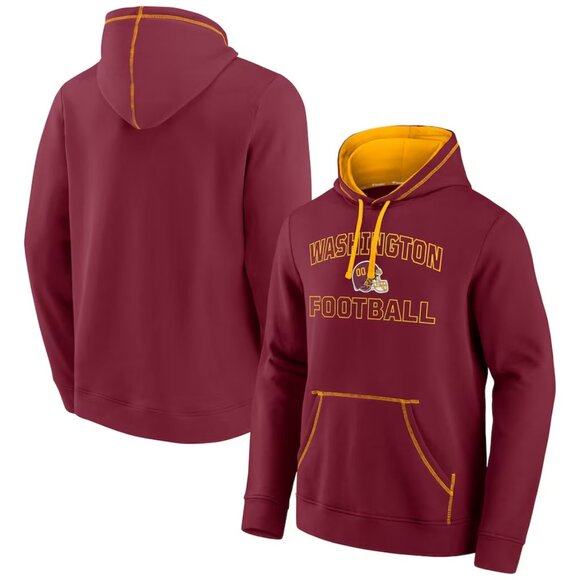 Washington Football Team Fanatics Tiebreaker Pullover Hoodie - Burgundy NWOT - Picture 1 of 10